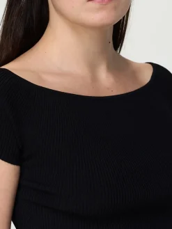 Top cropped Lauren Ralph Lauren in misto viscosa