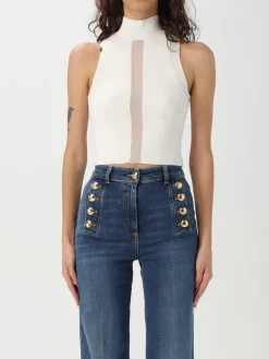 Top Elisabetta Franchi in viscosa stretch