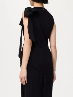 Top in cotone con fiocco Liu Jo