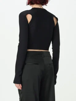 Top in nylon stretch Off-White