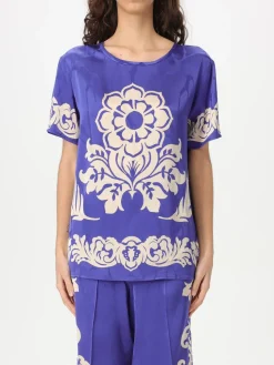 Top in viscosa con stampa floreale Etro