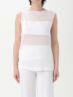 Top in viscosa semi trasparente Liviana Conti