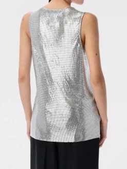 Top Junya Watanabe in maglia metallica