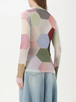 Top JW Anderson in jersey stampato