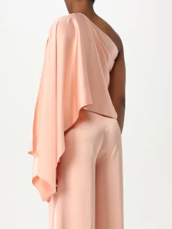 Top monospalla H Couture in raso