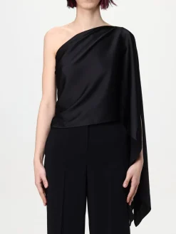 Top monospalla H Couture in raso