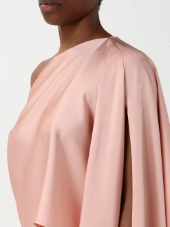 Top monospalla in raso H Couture