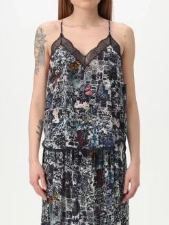 Top Zadig & Voltaire in viscosa stampata