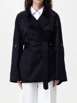 Trench a doppiopetto corto Fay in tessuto tecnico