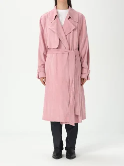 Trench a vestaglia Salvatore Santoro in pelle