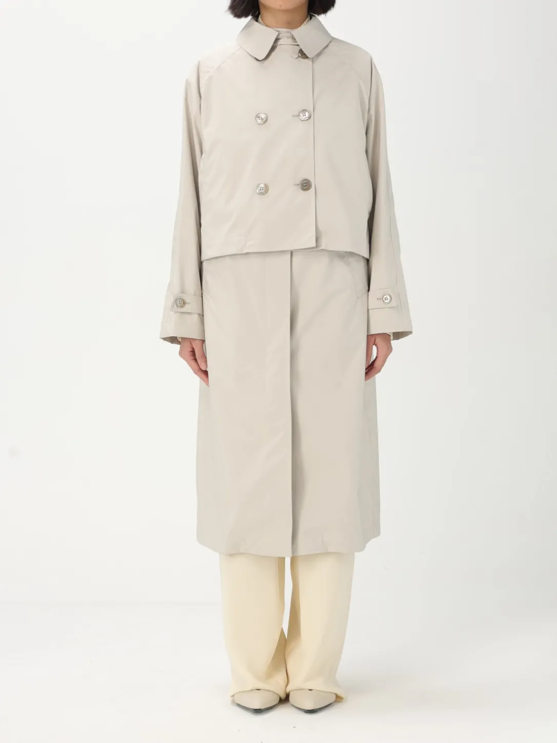 Trench doppiopetto Moorer in cotone