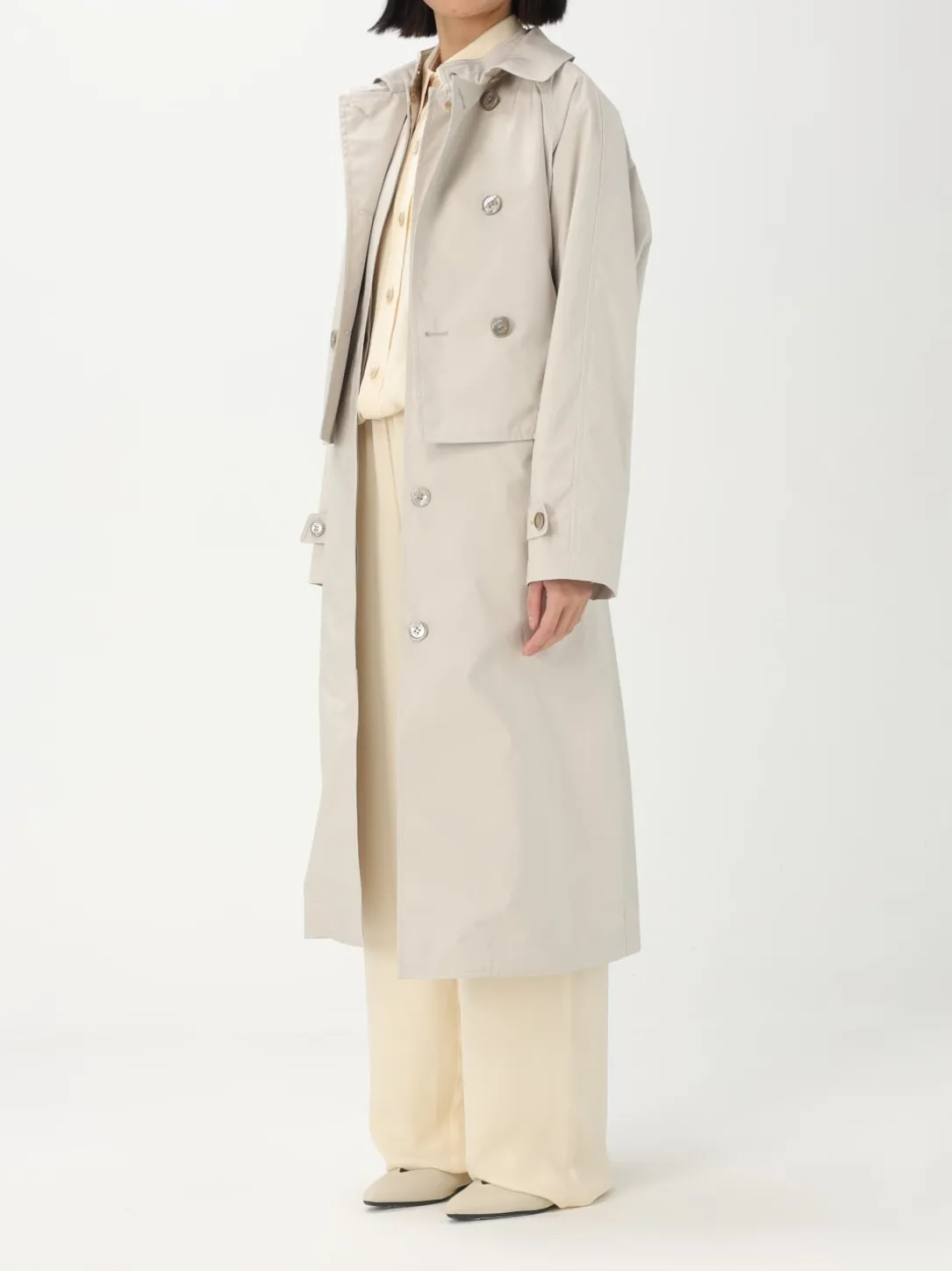 Trench doppiopetto Moorer in cotone