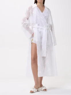 Trench Genny in seta