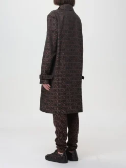 Trench Moschino Couture in nylon con logo