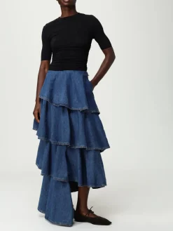 T-shirt AlaÏa in jersey stretch