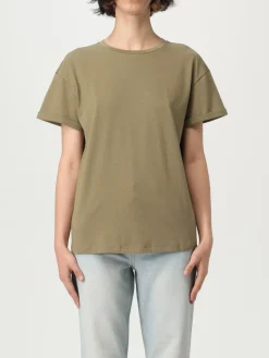 T-shirt basic in cotone con mini logo Liu Jo