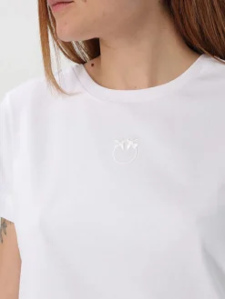 T-shirt basic in cotone Pinko