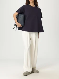 T-shirt basic in misto cotone Loewe