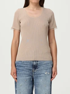T-shirt basic in tulle Liu Jo