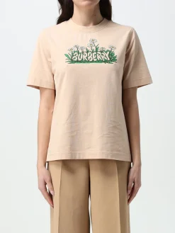 T-shirt Burberry in cotone con logo