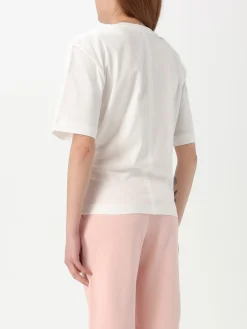 T-shirt con nodo in misto cotone Pinko