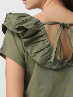 T-shirt con rouches Liu Jo