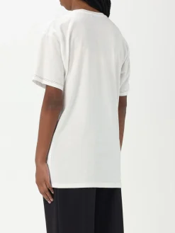 T-shirt con stampa slogan Elisabetta Franchi