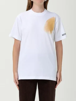 T-shirt con stampa slogan Moschino Couture