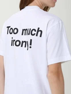 T-shirt con stampa slogan Moschino Couture