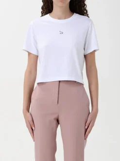 T-shirt crop Maison Kitsuné