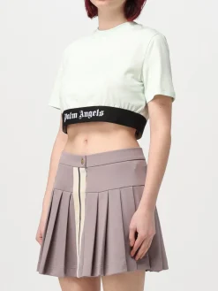 T-shirt crop Palm Angels