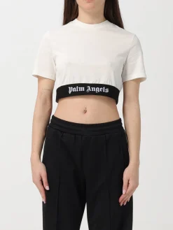 T-shirt crop Palm Angels