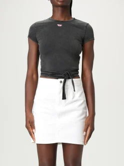 T-shirt Diesel Oval D in cotone stretch