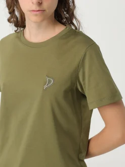 T-shirt Dondup in cotone con logo ricamato