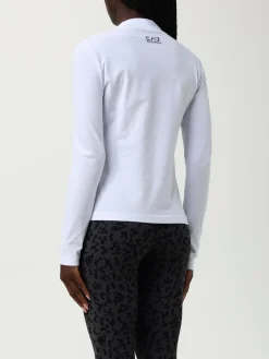 T-shirt EA7 in cotone stretch con logo