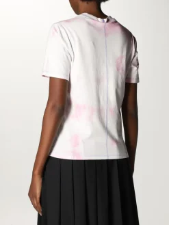 T-shirt Eden High by McQ in cotone con logo e stampa tie dye