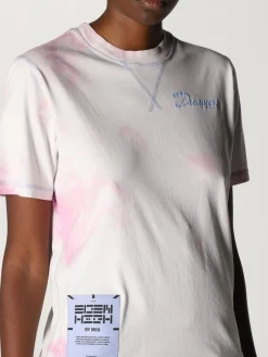T-shirt Eden High by McQ in cotone con logo e stampa tie dye