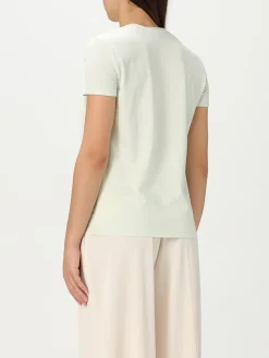 T-shirt Elisabetta Franchi in cotone con spilla