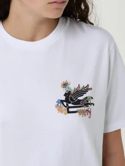 T-shirt Etro in cotone con Etro Cube ricamato