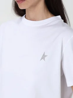 T-shirt Golden Goose in cotone con logo