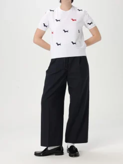 T-shirt Hector in cotone con stampa all-over Thom Browne