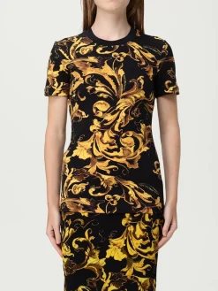 T-shirt in cotone barocca Versace Jeans Couture
