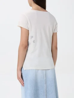 T-shirt in cotone con cuori di strass Zadig & Voltaire