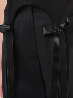 T-shirt in cotone con fiocchi Simone Rocha