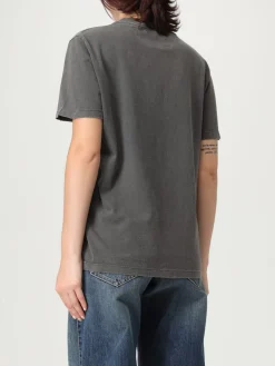 T-shirt in cotone con girocollo gioiello Golden Goose