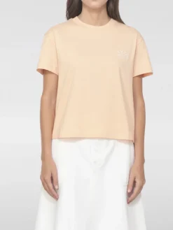 T-shirt in cotone con logo A.P.C.