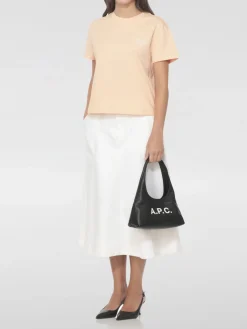 T-shirt in cotone con logo A.P.C.