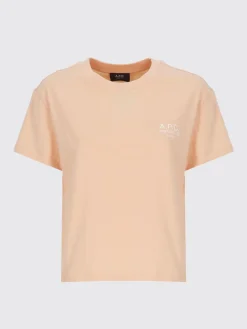 T-shirt in cotone con logo A.P.C.