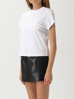 T-shirt in cotone con logo Alexander Wang