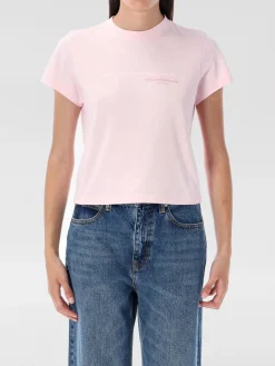 T-shirt in cotone con logo Alexander Wang